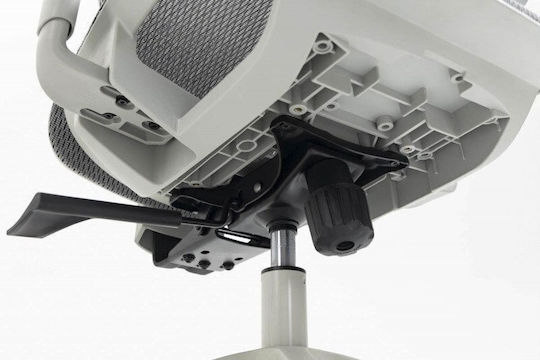 Office Products Egina Καρέκλα Γραφείου με Ρυθμιζόμενα Μπράτσα Gray