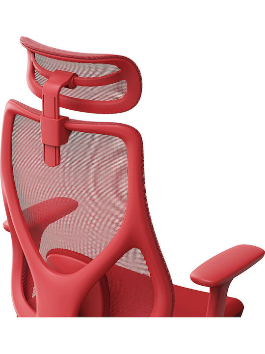 Office Chair with Adjustable Arms Red SENSE7