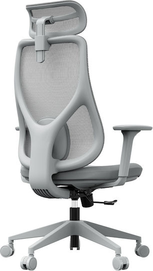 SENSE7 Moyo Καρέκλα Γραφείου με Ρυθμιζόμενα Μπράτσα Gray