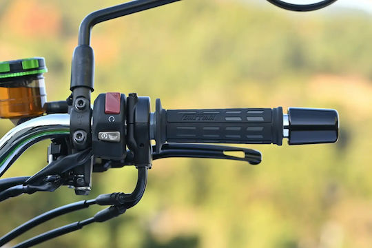 Daytona Γκριπ Ανοιχτά Αντίβαρα Τιμόνι 22mm Μήκος:12,2cm Grippy Grip Tapered 25168