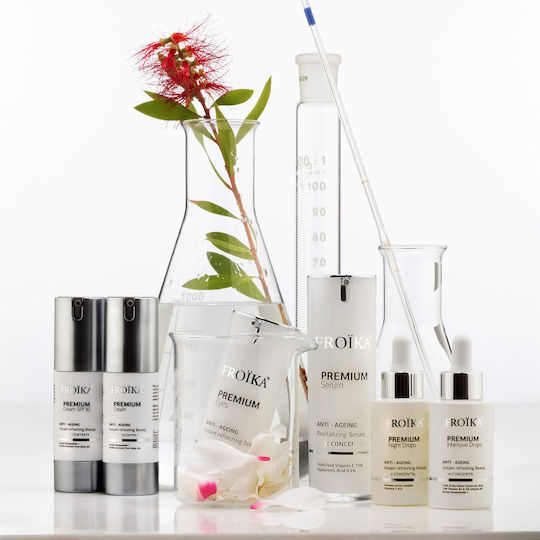 Froika Premium Night Anti-Aging Serum Gesicht mit Vitamin C & Vitamin E für Strahlkraft & Revitalisierung 30ml