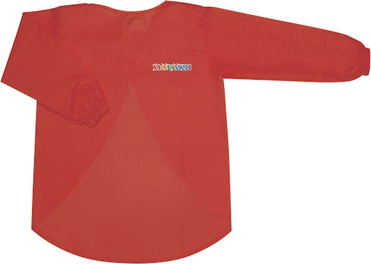 Long-Sleeve Painting Apron Made of Polyester 4 Colors Available
