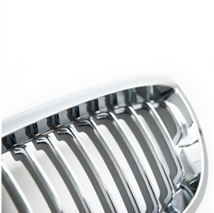 Single Slat Sport Grille All Chrome Bmw 3 E46 Facelift 2003-2006