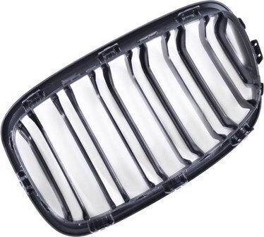 Double Front Sport Grille Gloss Black BMW 1 F20 F21 2011-2015