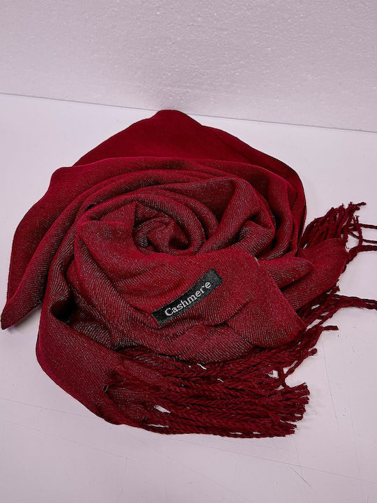 Fular pentru femei Burgundy