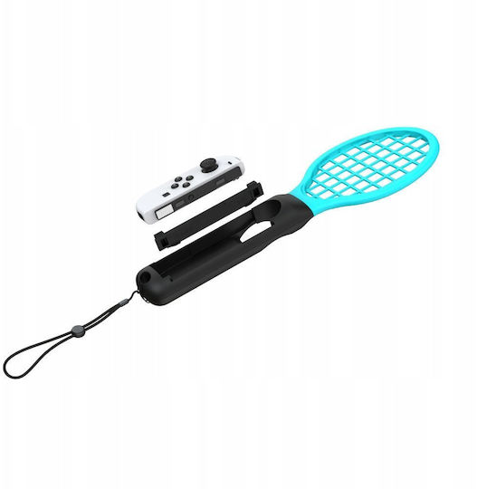 Yaxo Tennis Pro Set Joy-con Grip Ns/ns2 Inferno Orange & Hydro Blue