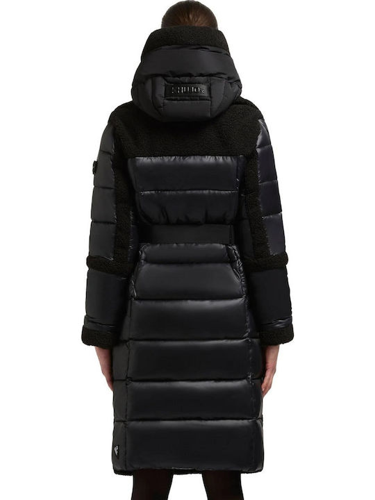 Marc O'Polo Cappotto Invernale Donna Nero Lungo Casual (IT 46, EU 42
