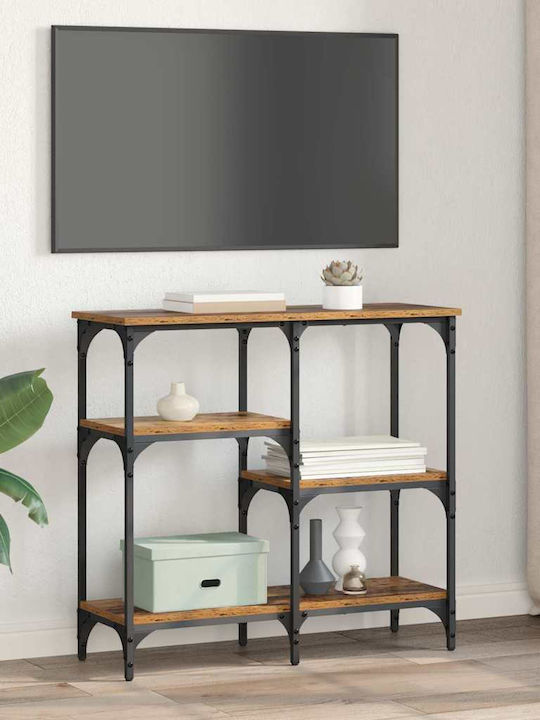 Конзолна маса от Дърво & Метал Old Wood Д80xШ29xВ75cm