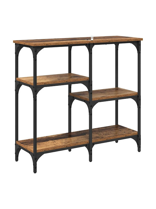 Конзолна маса от Дърво & Метал Old Wood Д80xШ29xВ75cm