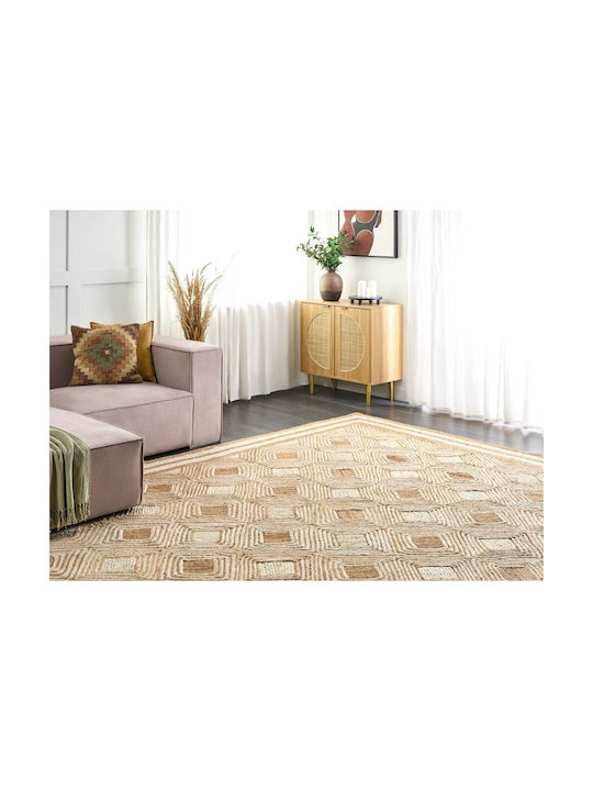 Beliani Mengen aus Jute Beige