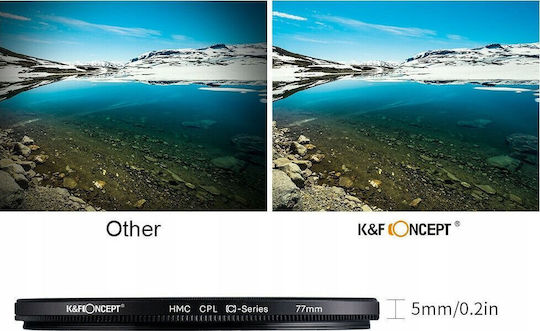 K&F Concept CPL Filter Diameter 40.5mm with MC Coating for Photography Lenses