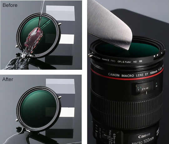 K&F Concept CPL Filter Diameter 52mm with MRC Coating Scratch Resistant for Photography Lenses