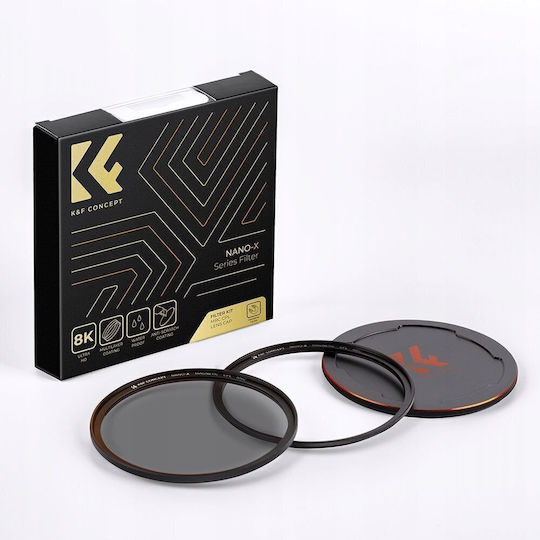 K&F Concept Φίλτρo CPL / HD / Filter Adapter / PL / Έγχρωμο Διαμέτρου 62mm για Φωτογραφικούς Φακούς