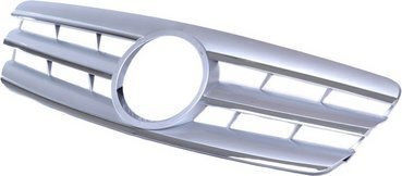 Mtuning Silver 3s Sport Grille Mercedes C-Class W203 S203 2000-2007