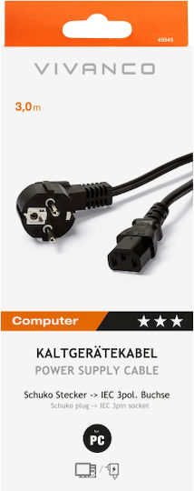 Cablu De Alimentare Vivanco 3 Pin IEC 3m