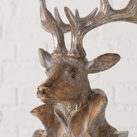 MSA Hirsche Figur Jenno Braune 21x17,5x62cm Polyresin