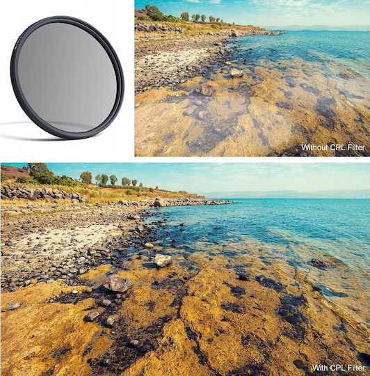 K&F Concept CPL Filter Diameter 49mm with MRC Coating Scratch Resistant for Photography Lenses