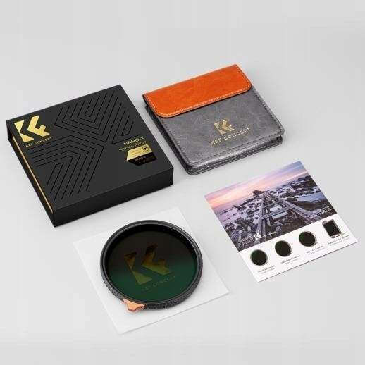 K&F Concept ND Coloured Filter Diameter 82mm with MRC Nano Coating Easy Clean for Photography Lens