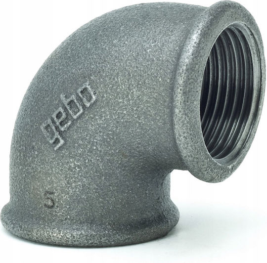Gebo Rohrbogenarmatur 90° Gewinde 1 Zoll Cz