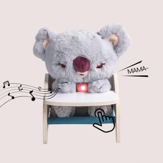 Top Bright Wooden Plush Interactive Baby Koala Wooden Chair 121200