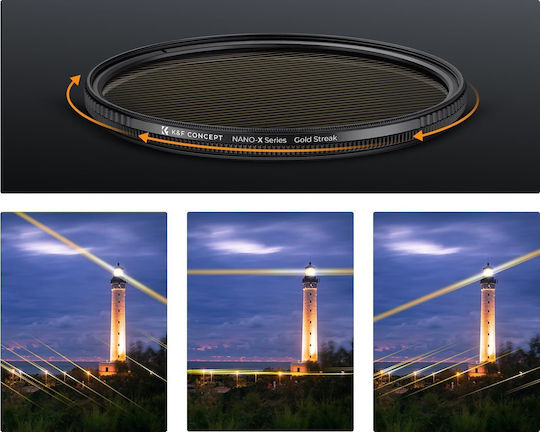 K&F Concept Special Effects Lens Filter Diameter 58mm with MRC Coating Scratch Resistant for Camera Lenses