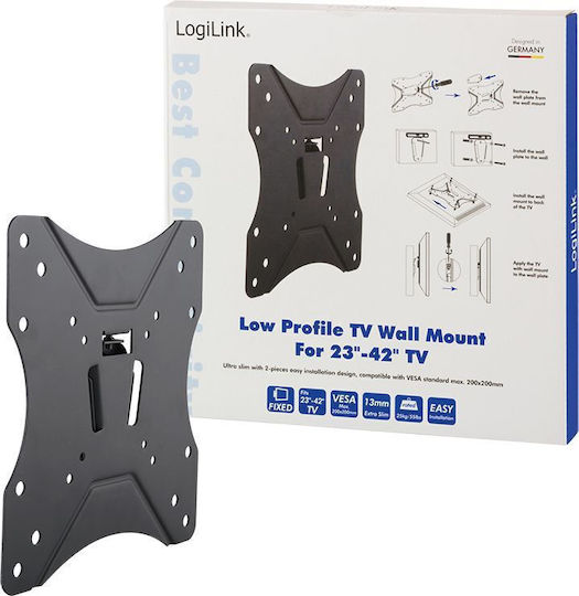 LogiLink BP0004 BP0004 Suport TV de perete până la 42" și 25kg