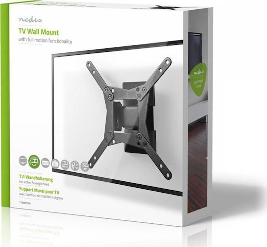 Nedis Wall Mount Lcd Tv 10 32" Load Capacity 30 Kg Tilt ± 15° Rotation 70° Articulating 1 Joint