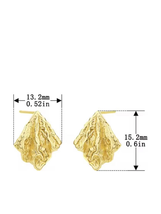 Earrings made of Silver Gold Plated