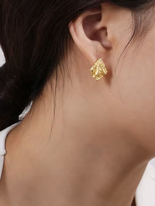 Earrings made of Silver Gold Plated