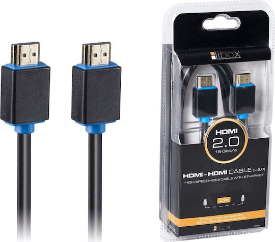 Libox Кабел HDMI Мъжки - HDMI Мъжки 3м Черен