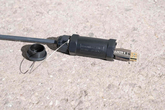 Python Cable HDMI male - HDMI male 15m Γκρι