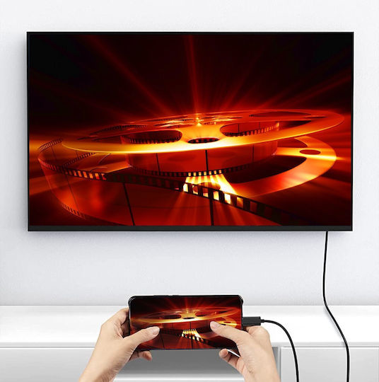 Equip HDMI 1.4 High Speed 1080p 120Hz Cable HDMI Male - USB-C Male 3m Black