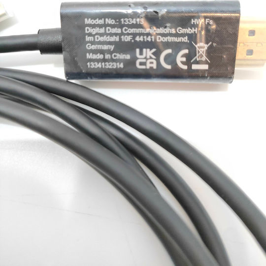 Equip HDMI 1.4 High Speed 1080p 120Hz Cable HDMI Male - USB-C Male 3m Black