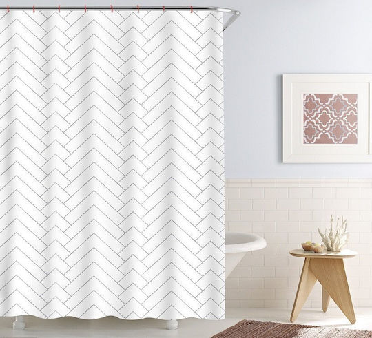 Domoletti Κουρτίνα Υφασμάτινη 180x180cm Polyester