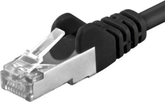 PremiumCord U/UTP Cat.6a Ethernet Network Cable 1m Black