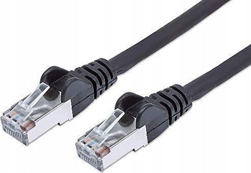 PremiumCord U/UTP Cat.6a Ethernet Network Cable 1m Black