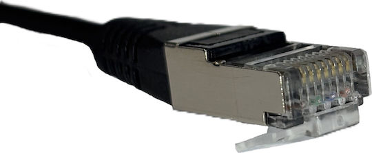 Netrack F/FTP Кат.6 (Gigabit) Мрежов Кабел Ethernet 0.25m Черен
