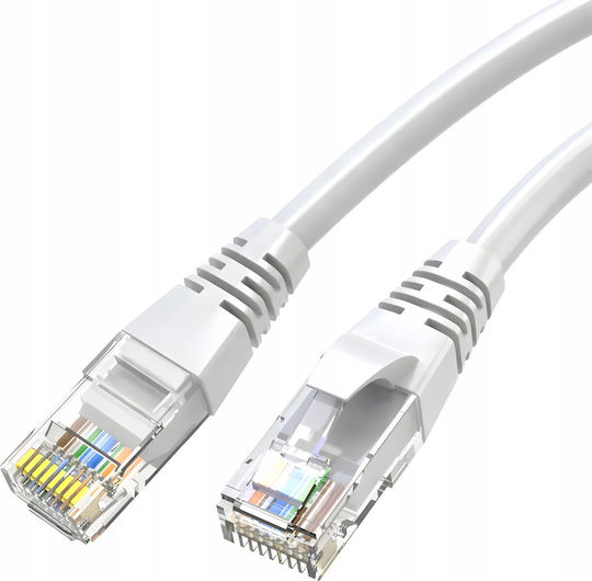 Montis U/UTP Cat.5e Ethernet Network Cable 20m White