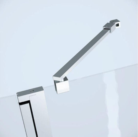 Cersanit Kabine für Dusche mit Aufklappbar Tür 80x195cm