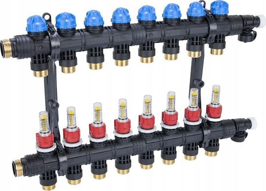 Afriso Afriso Διανομέας Procalida Ef1 K 8 Κυκλώματα Θέρμανσης G1" 0 2÷1 6 L Min 81268
