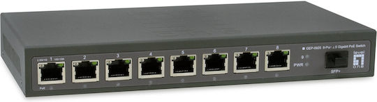 Level One GEP-0925 Unmanaged L2 PoE+ Switch με 8 Θύρες Ethernet και 1 SFP Θύρα
