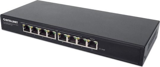 Intellinet IPS-08G-85W Unmanaged L2 PoE++ Switch με 8 Θύρες Gigabit (1Gbps) Ethernet
