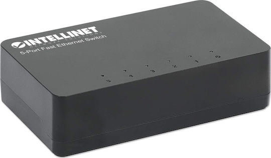 Intellinet 561723 Unmanaged L2 Switch με 5 Θύρες Gigabit (1Gbps) Ethernet