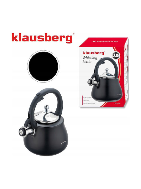 Klausberg Βραστήρας Ανοξείδωτος Γκρι 2800ml