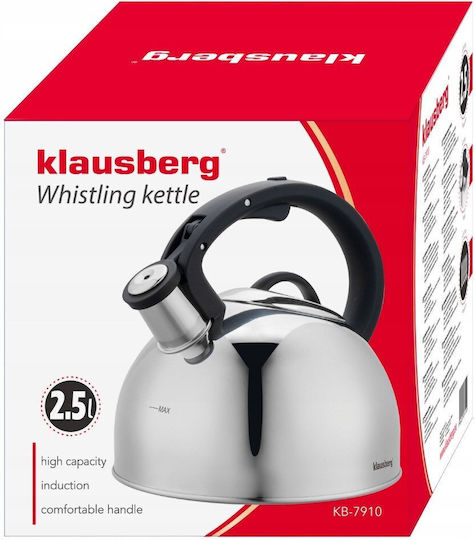 Klausberg Fierbător Inoxidabil Gri 2500ml