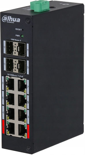 Dahua HS4412-8ET-120 Managed L2 PoE++ Switch with 8 Ethernet Ports and 4 SFP Ports