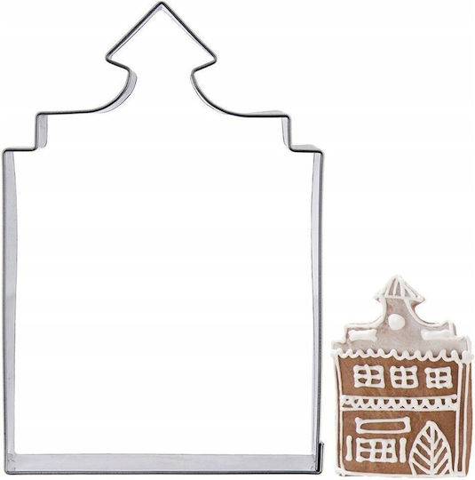 Steel Cookie Cutter House 10 cm