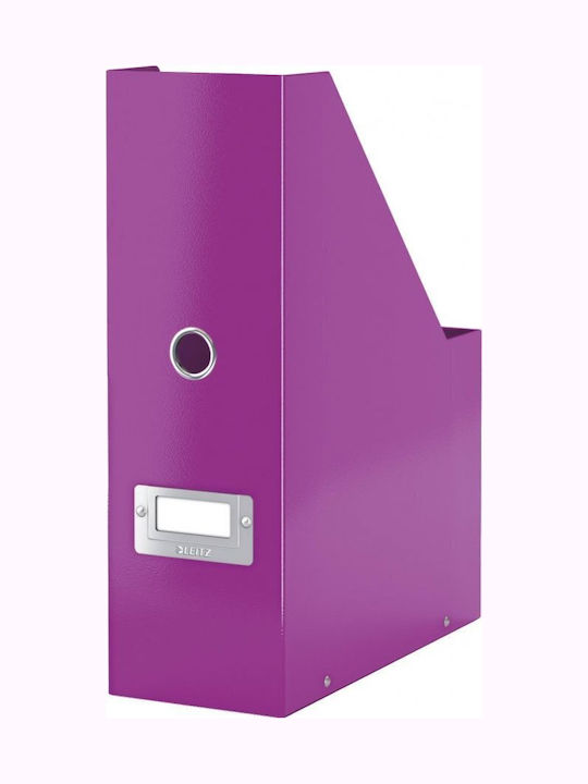 Leitz Plastic Storage Box with Lid Purple 1pcs