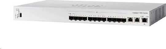 Cisco C1300-12XS Managed L2 Switch και 10 SFP Θύρες