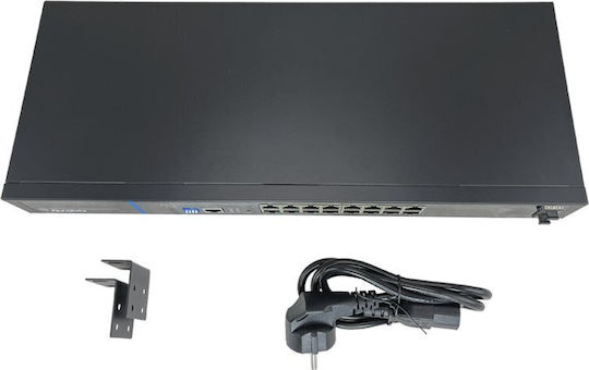 Avizio Power AV-SM16GP2F Gestionat L2 PoE+ Switch cu 16 Porturi Gigabit (1Gbps) Ethernet și 2 Porturi SFP